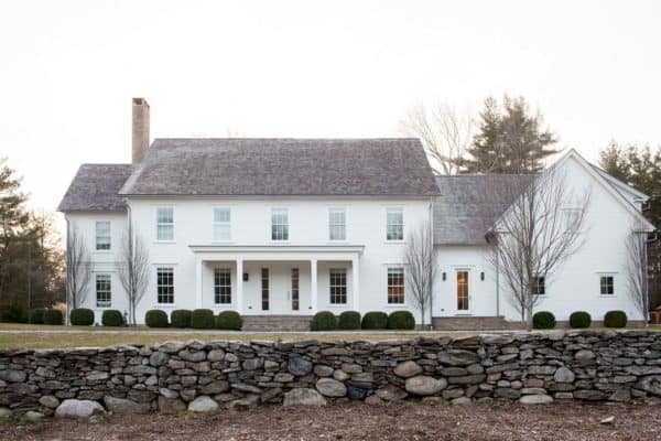 featured posts image for A modernized version of a New England farmhouse in Connecticut
