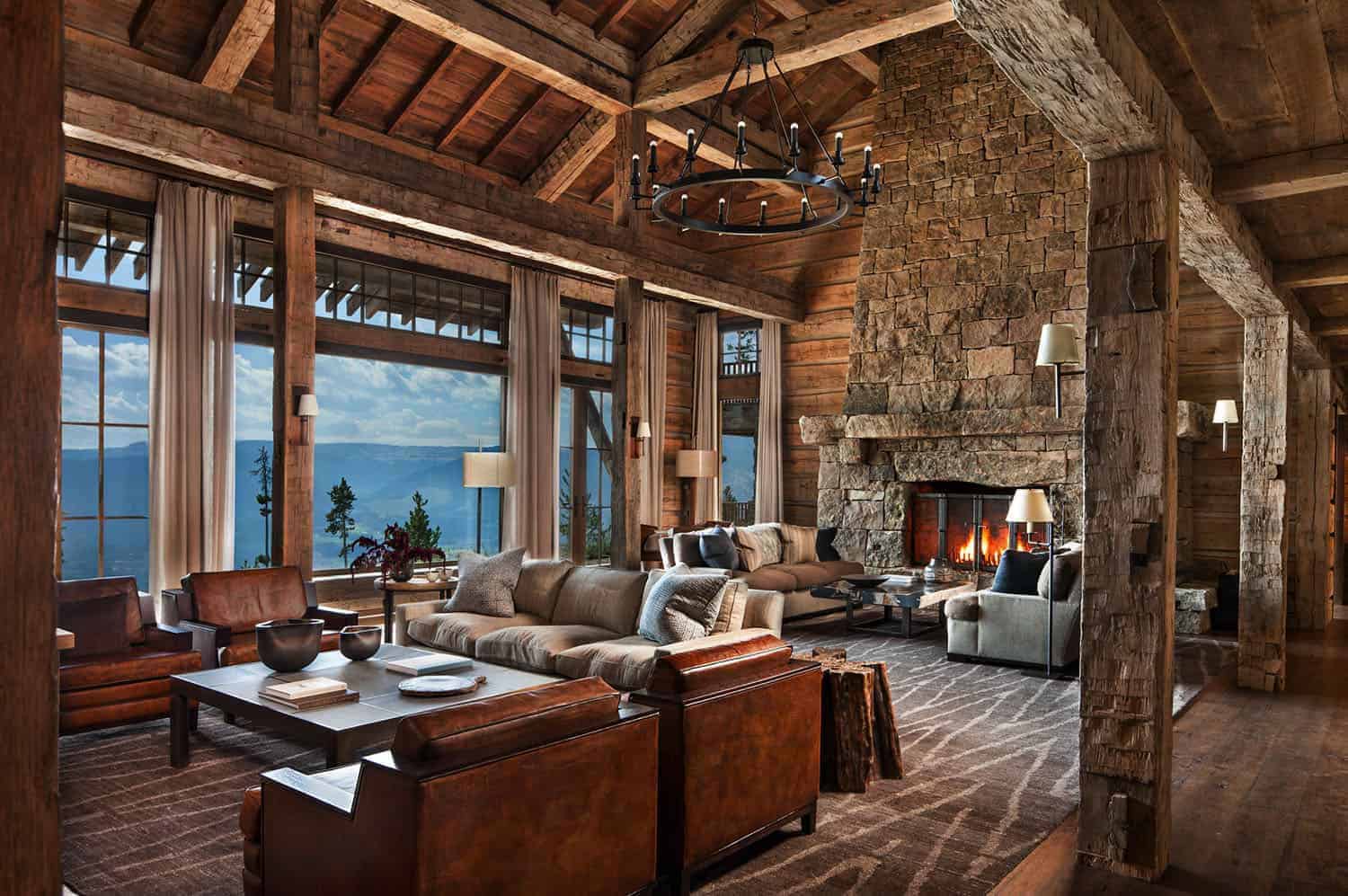 mountain-rustic-living-room